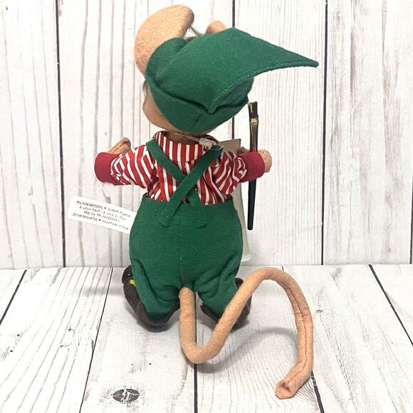 Vintage 2002 Annalee Workshop Mouse 6" with Original Tag (769403) - Picture 4 of 13